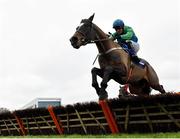 7 February 2021; Appreciate It, with Paul Townend up, jumps the last on their way to winning the Chanelle Pharma Novice Hurdle on day two of the Dublin Racing Festival at Leopardstown Racecourse in Dublin. Photo by Seb Daly/Sportsfile