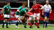 7 February 2021; Rob Herring of Ireland is tackled by Ken Owens of Wales during the Guinness Six Nations Rugby Championship match between Wales and Ireland at the Principality Stadium in Cardiff, Wales. Photo by Chris Fairweather/Sportsfile