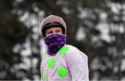 7 February 2021; Jockey Paul Townend after riding Monkfish to victory in the Flogas Novice Steeplechase on day two of the Dublin Racing Festival at Leopardstown Racecourse in Dublin. Photo by Seb Daly/Sportsfile