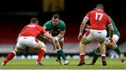 7 February 2021; Dave Kilcoyne of Ireland in action against Leon Brown of Wales during the Guinness Six Nations Rugby Championship match between Wales and Ireland at the Principality Stadium in Cardiff, Wales. Photo by Gareth Everett/Sportsfile