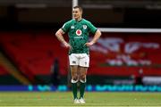 7 February 2021; Jonathan Sexton of Ireland during the Guinness Six Nations Rugby Championship match between Wales and Ireland at the Principality Stadium in Cardiff, Wales. Photo by Chris Fairweather/Sportsfile