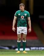 7 February 2021; Garry Ringrose of Ireland during the Guinness Six Nations Rugby Championship match between Wales and Ireland at the Principality Stadium in Cardiff, Wales. Photo by Chris Fairweather/Sportsfile
