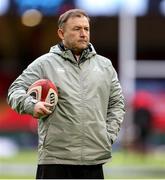 7 February 2021; Ireland skills & kicking coach Richie Murphy prior to the Guinness Six Nations Rugby Championship match between Wales and Ireland at the Principality Stadium in Cardiff, Wales. Photo by Gareth Everett/Sportsfile