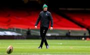 7 February 2021; Ireland forwards coach Paul O'Connell prior to the Guinness Six Nations Rugby Championship match between Wales and Ireland at the Principality Stadium in Cardiff, Wales. Photo by Gareth Everett/Sportsfile