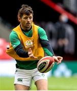 7 February 2021; Ross Byrne of Ireland prior to the Guinness Six Nations Rugby Championship match between Wales and Ireland at the Principality Stadium in Cardiff, Wales. Photo by Gareth Everett/Sportsfile