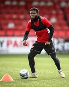 8 February 2021; James Akintunde during a Derry City pre-season training session at the Ryan McBride Brandywell Stadium in Derry. Photo by Stephen McCarthy/Sportsfile