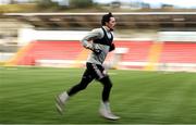 8 February 2021; David Parkhouse during a Derry City pre-season training session at the Ryan McBride Brandywell Stadium in Derry. Photo by Stephen McCarthy/Sportsfile