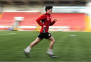 8 February 2021; Brendan Barr during a Derry City pre-season training session at the Ryan McBride Brandywell Stadium in Derry. Photo by Stephen McCarthy/Sportsfile