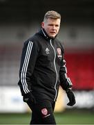 8 February 2021; Conor Loughrey, coach, during a Derry City pre-season training session at the Ryan McBride Brandywell Stadium in Derry. Photo by Stephen McCarthy/Sportsfile