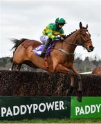 7 February 2021; Janidil, with Rachael Blackmore up, during the Flogas Novice Steeplechase on day two of the Dublin Racing Festival at Leopardstown Racecourse in Dublin. Photo by Seb Daly/Sportsfile