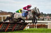 7 February 2021; Irascible, with Rachael Blackmore up, during the Chanelle Pharma Novice Hurdle on day two of the Dublin Racing Festival at Leopardstown Racecourse in Dublin. Photo by Seb Daly/Sportsfile