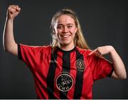 11 February 2021; Ally Cahill poses during the Bohemian FC portraits session ahead of the 2021 SSE Airtricity Women's National League season at the Oscar Traynor Coaching & Development Centre in Dublin. Photo by Stephen McCarthy/Sportsfile