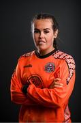 11 February 2021; Niamh Coombes poses during the Bohemian FC portraits session ahead of the 2021 SSE Airtricity Women's National League season at the Oscar Traynor Coaching & Development Centre in Dublin. Photo by Stephen McCarthy/Sportsfile