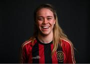 11 February 2021; Ally Cahill poses during the Bohemian FC portraits session ahead of the 2021 SSE Airtricity Women's National League season at the Oscar Traynor Coaching & Development Centre in Dublin. Photo by Stephen McCarthy/Sportsfile