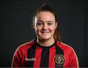 11 February 2021; Katie Lovely poses during the Bohemian FC portraits session ahead of the 2021 SSE Airtricity Women's National League season at the Oscar Traynor Coaching & Development Centre in Dublin. Photo by Stephen McCarthy/Sportsfile