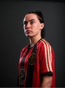 11 February 2021; Bronagh Kane poses during the Bohemian FC portraits session ahead of the 2021 SSE Airtricity Women's National League season at the Oscar Traynor Coaching & Development Centre in Dublin. Photo by Stephen McCarthy/Sportsfile