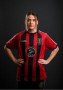 11 February 2021; Chloe Flynn poses during the Bohemian FC portraits session ahead of the 2021 SSE Airtricity Women's National League season at the Oscar Traynor Coaching & Development Centre in Dublin. Photo by Stephen McCarthy/Sportsfile