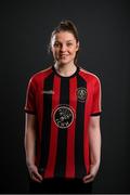 11 February 2021; Erica Byrne poses during the Bohemian FC portraits session ahead of the 2021 SSE Airtricity Women's National League season at the Oscar Traynor Coaching & Development Centre in Dublin. Photo by Stephen McCarthy/Sportsfile