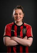 11 February 2021; Erica Byrne poses during the Bohemian FC portraits session ahead of the 2021 SSE Airtricity Women's National League season at the Oscar Traynor Coaching & Development Centre in Dublin. Photo by Stephen McCarthy/Sportsfile