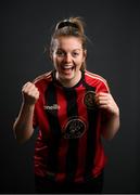 11 February 2021; Niamh Kenna poses during the Bohemian FC portraits session ahead of the 2021 SSE Airtricity Women's National League season at the Oscar Traynor Coaching & Development Centre in Dublin. Photo by Stephen McCarthy/Sportsfile