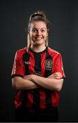 11 February 2021; Niamh Kenna poses during the Bohemian FC portraits session ahead of the 2021 SSE Airtricity Women's National League season at the Oscar Traynor Coaching & Development Centre in Dublin. Photo by Stephen McCarthy/Sportsfile