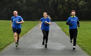 15 February 2021; Gaelic football family Noel, left, his son Jack, right, daughter Sarah, who have all played in All-Ireland Finals, during the launch of the 2021 Dublin Neurological Institute Frontline Run - 'Let’s Run as One', over 5km on February 27th and 28th in support of the Mater Neurological Appeal, at St Anne's Park, Clontarf East, Raheny in Dublin. This year approximately 44,000 people across Ireland will be diagnosed with a neurological condition, that’s in addition to the 700,000 people already diagnosed. 1 in 2 women and 1 in 3 men develop dementia or stroke or Parkinsonism during their lifetime. Today with a ratio of just 1 per 140,625 people, Ireland has the lowest number of Consultant Neurologists per head of population in the entire western world. Photo by Ray McManus/Sportsfile