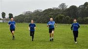 15 February 2021; Prof. Tim Lynch, Clinical Director of the Dublin Neurological Institute at the Mater Misericordiae University Hospital, second from right, with Gaelic Football family Noel, left, his son Jack, right, and daughter Sarah, who have all played in All-Ireland Finals, during the launch of the 2021 Dublin Neurological Institute Frontline Run - 'Let’s Run as One', over 5km on February 27th and 28th in support of the Mater Neurological Appeal, at St Anne's Park, Clontarf East, Raheny in Dublin. This year approximately 44,000 people across Ireland will be diagnosed with a neurological condition, that’s in addition to the 700,000 people already diagnosed. 1 in 2 women and 1 in 3 men develop dementia or stroke or Parkinsonism during their lifetime. Today with a ratio of just 1 per 140,625 people, Ireland has the lowest number of Consultant Neurologists per head of population in the entire western world. Photo by Ray McManus/Sportsfile