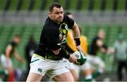 14 February 2021; Cian Healy of Ireland prior to the Guinness Six Nations Rugby Championship match between Ireland and France at the Aviva Stadium in Dublin. Photo by Brendan Moran/Sportsfile