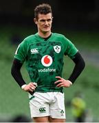 14 February 2021; Billy Burns of Ireland during the Guinness Six Nations Rugby Championship match between Ireland and France at the Aviva Stadium in Dublin. Photo by Brendan Moran/Sportsfile