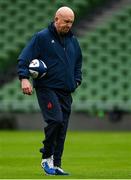 14 February 2021; France defence coach Shaun Edwards prior to the Guinness Six Nations Rugby Championship match between Ireland and France at the Aviva Stadium in Dublin. Photo by Brendan Moran/Sportsfile