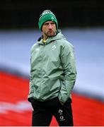 14 February 2021; Ireland assistant coach Mike Catt prior to the Guinness Six Nations Rugby Championship match between Ireland and France at the Aviva Stadium in Dublin. Photo by Ramsey Cardy/Sportsfile
