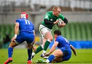 14 February 2021; Keith Earls of Ireland during the Guinness Six Nations Rugby Championship match between Ireland and France at the Aviva Stadium in Dublin. Photo by Ramsey Cardy/Sportsfile