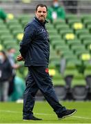 14 February 2021; France attack coach Laurent Labit prior to the Guinness Six Nations Rugby Championship match between Ireland and France at the Aviva Stadium in Dublin. Photo by Brendan Moran/Sportsfile