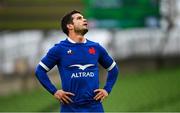 14 February 2021; Brice Dulin of France during the Guinness Six Nations Rugby Championship match between Ireland and France at the Aviva Stadium in Dublin. Photo by Ramsey Cardy/Sportsfile