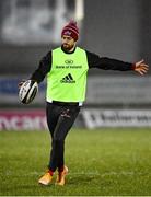 9 January 2021; Darren Sweetnam of Munster warms up ahead of the Guinness PRO14 match between Connacht and Munster at Sportsground in Galway. Photo by Sam Barnes/Sportsfile