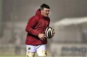 9 January 2021; Peter O'Mahony of Munster warms up ahead of the Guinness PRO14 match between Connacht and Munster at Sportsground in Galway. Photo by Sam Barnes/Sportsfile