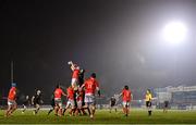 9 January 2021; A general view of a line-out during the Guinness PRO14 match between Connacht and Munster at Sportsground in Galway. Photo by Sam Barnes/Sportsfile