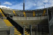 16 February 2021; A general view of the Hill 16 terrace at Croke Park in Dublin. Photo by Brendan Moran/Sportsfile