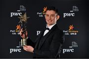 20 February 2021; Gearóid Hegarty of Limerick with his PwC GAA/GPA Hurler of the Year award for 2020. Photo by Brendan Moran/Sportsfile