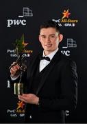 20 February 2021; Gearóid Hegarty of Limerick with his PwC GAA/GPA Hurler of the Year award for 2020. Photo by Brendan Moran/Sportsfile