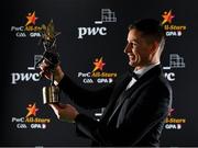 20 February 2021; Gearóid Hegarty of Limerick with his PwC GAA/GPA Hurler of the Year award for 2020. Photo by Brendan Moran/Sportsfile