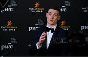 20 February 2021; Brian Fenton of Dublin is interviewed after receiving his PwC GAA/GPA Footballer of the Year award for 2020. Photo by Brendan Moran/Sportsfile
