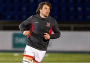 19 February 2021; Jordi Murphy of Ulster warms up ahead of the Guinness PRO14 match between Glasgow Warriors and Ulster at Scotstoun Stadium in Glasgow, Scotland. Photo by Alan Harvey/Sportsfile