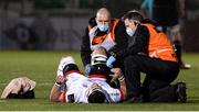 19 February 2021; Marcell Coetzee of Ulster receives medical attention during the Guinness PRO14 match between Glasgow Warriors and Ulster at Scotstoun Stadium in Glasgow, Scotland. Photo by Alan Harvey/Sportsfile