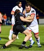 19 February 2021; Andrew Warwick of Ulster is tackled by Tom Gordon of Glasgow Warriors during the Guinness PRO14 match between Glasgow Warriors and Ulster at Scotstoun Stadium in Glasgow, Scotland. Photo by Alan Harvey/Sportsfile