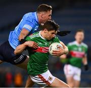19 December 2020; Lee Keegan of Mayo is tackled by Ciarán Kilkenny of Dublin during the GAA Football All-Ireland Senior Championship Final match between Dublin and Mayo at Croke Park in Dublin. Photo by Ray McManus/Sportsfile