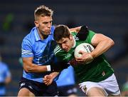 19 December 2020; Lee Keegan of Mayo is tackled by Jonny Cooper of Dublin during the GAA Football All-Ireland Senior Championship Final match between Dublin and Mayo at Croke Park in Dublin. Photo by Ray McManus/Sportsfile