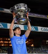 19 December 2020; Michael Fitzsimons of Dublin lifts the Sam Maguire after the GAA Football All-Ireland Senior Championship Final match between Dublin and Mayo at Croke Park in Dublin. Photo by Ray McManus/Sportsfile
