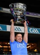 19 December 2020; Philip McMahon of Dublin lifts the Sam Maguire Cup after the GAA Football All-Ireland Senior Championship Final match between Dublin and Mayo at Croke Park in Dublin. Photo by Ray McManus/Sportsfile