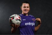 20 February 2021; Sally Kelly poses during a Wexford Youths portrait session ahead of the 2021 SSE Airtricity Women's National League season at Ferrycarrig Park in Wexford.  Photo by Matt Browne/Sportsfile
